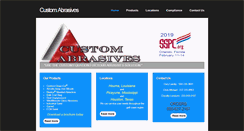 Desktop Screenshot of customabrasivesllc.com